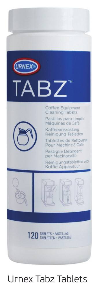Urnex Tabz Ταμπλέτες Καθαρισμού Μηχανών Καφέ Φίλτρου & Δοχείου Σερβιρίσματος 120τεμ