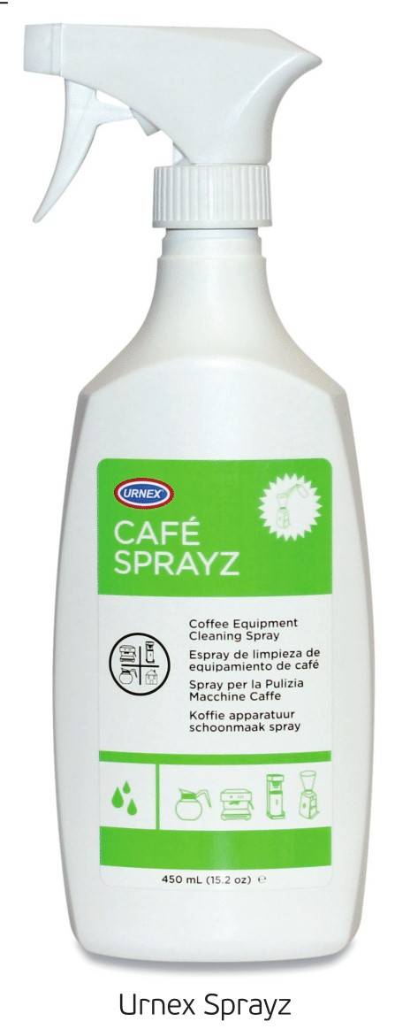 Urnex Sprayz Σπρέι Καθαρισμού Εξοπλισμού Καφέ 450ml